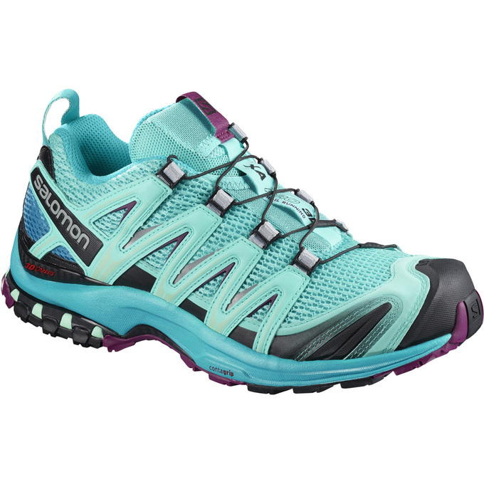 Salomon Israel XA PRO 3D W - Womens Trail Running Shoes - Blue (TBGC-80596)